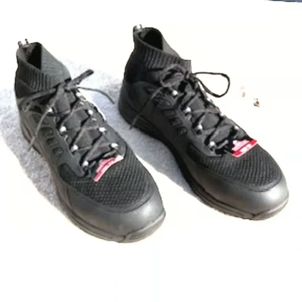 Size: 7 Steel Toe High Top Boots Work & Safety . Slip Resistant . Comfort Insole